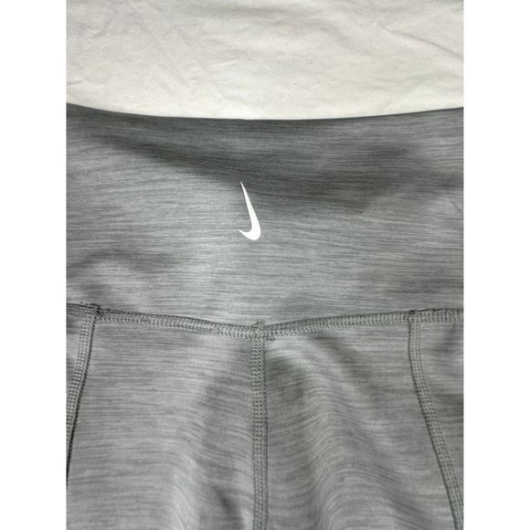 Nike Womens Cropped Leggings size Small Grey - Picture 3 of 7